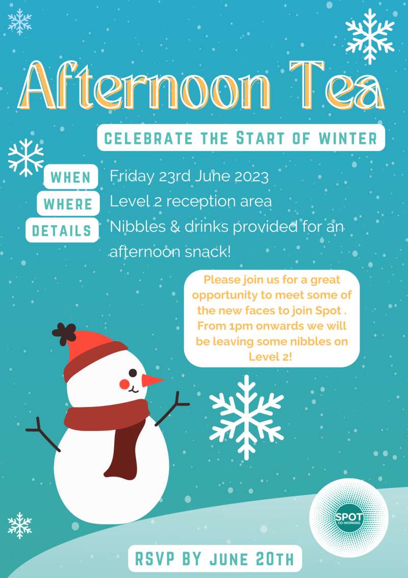 Celebrate the start of Winter at Spot Co-Working