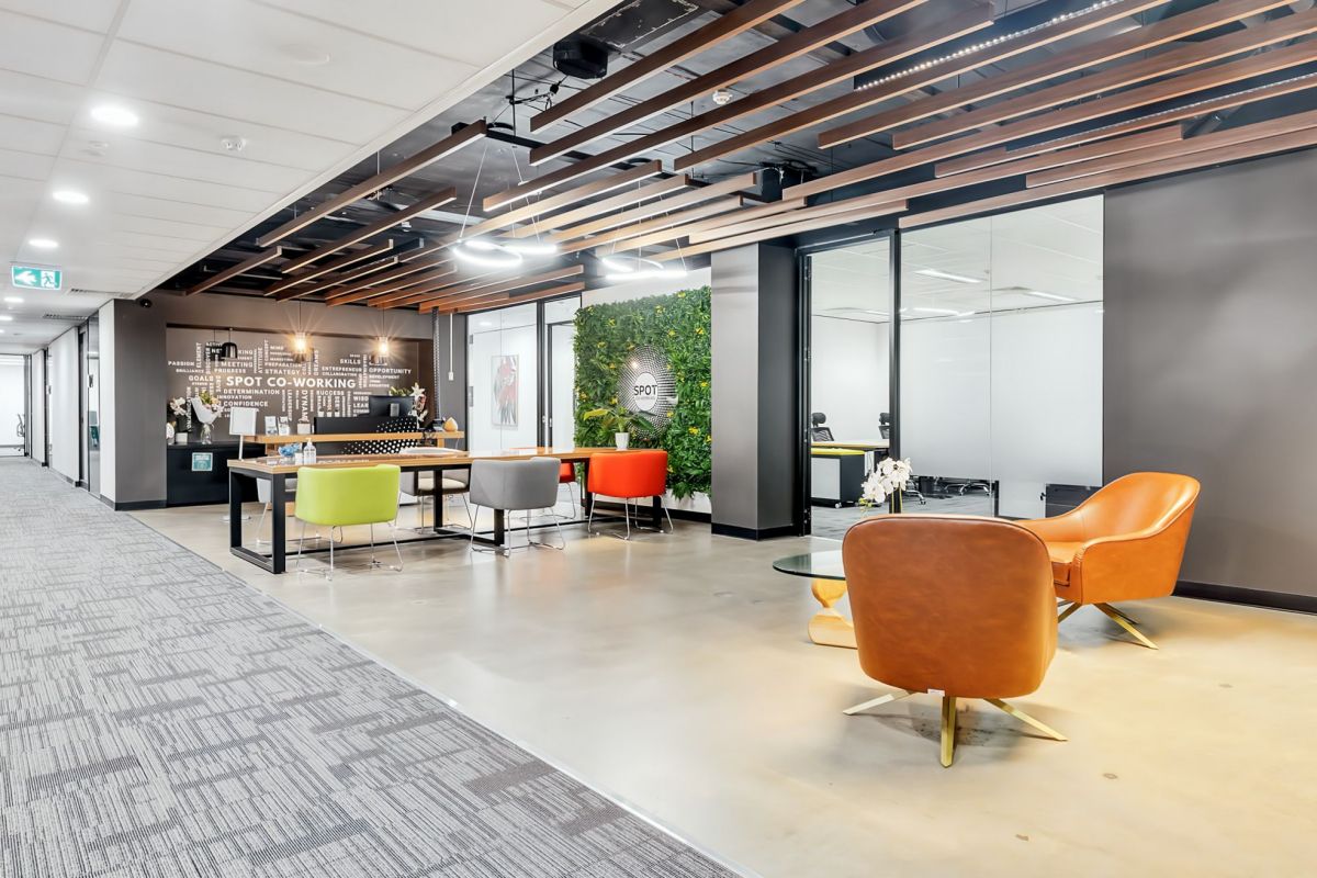 A Day in the Life at Spot Co-Working! 2 foyer common area full view Spot Coworking l