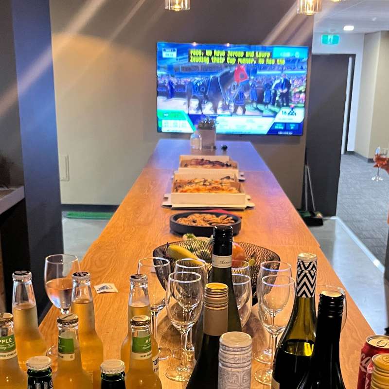 Spot Co-Working Melbourne Cup Party 2 2024 Melbourne Cup party screen