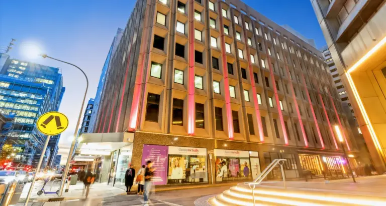 12-Pirie-St-Adelaide-Spot-Coworking-pink-lights